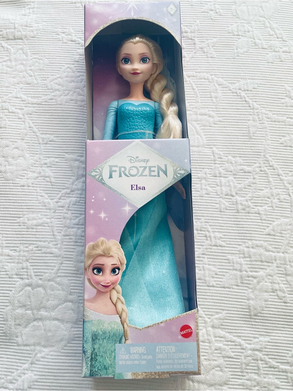 Disney Elsa Doll in Aqua Teal Gown NWT